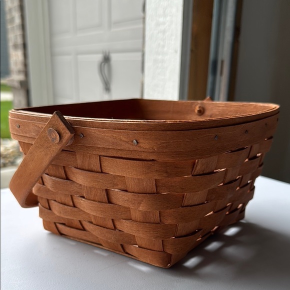 Longaberger Brown Woven Accent Basket - Picture 1 of 4